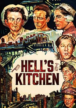 Hell's Kitchen Vintage Movie Poster