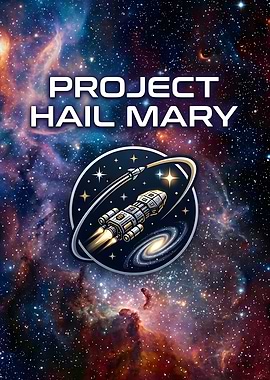 Project Hail Mary Space Poster
