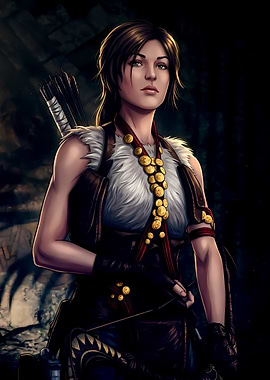 Lara Croft Tomb Raider Portrait
