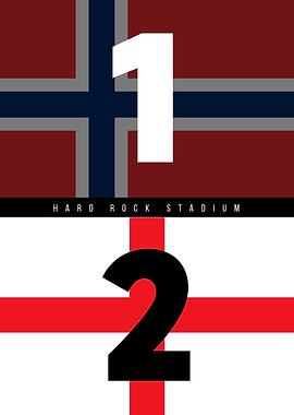 Hard Rock Stadium Scoreboard Poster