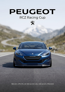 Peugeot RCZ Racing Cup Poster
