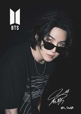 BTS Suga Portrait Poster