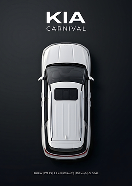 Kia Carnival Top View Advertisement