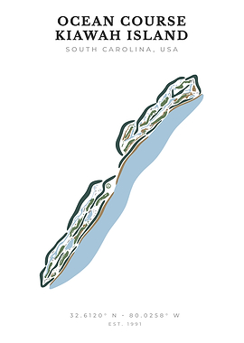 Ocean Course Kiawah Island Golf Map