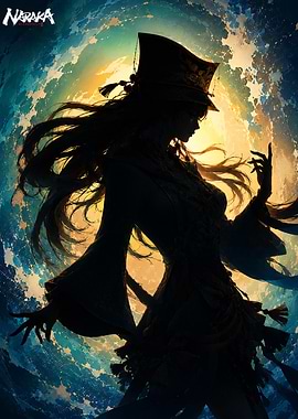 Naraka Bladepoint Silhouette Character Art