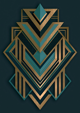 Art Deco Geometric Pattern