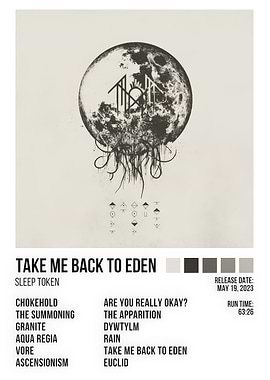 Sleep Token Take Me Back To Eden Poster