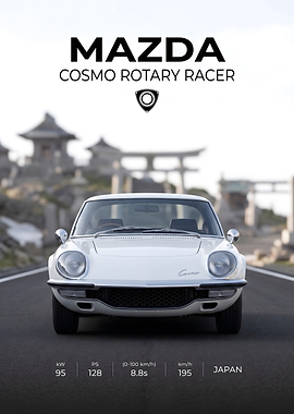 Mazda Cosmo Rotary Racer Poster