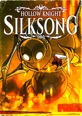 Hollow Knight Silksong Hornet Poster
