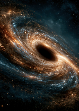 Swirling Cosmic Black Hole