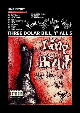 Limp Bizkit Three Dollar Bill Album Art