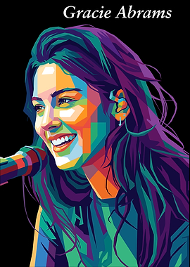 Gracie Abrams Pop Art Portrait