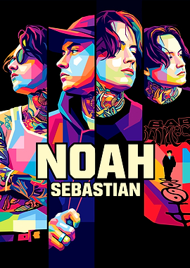 Noah Sebastian Pop Art Portrait