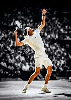 Alexander Zverev Tennis Serve Action