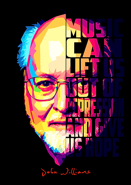 John Williams Pop Art Portrait