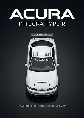 Acura Integra Type R Poster