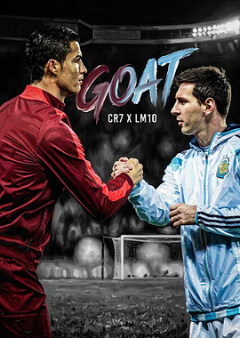 Cristiano Ronaldo and Lionel Messi Handshake