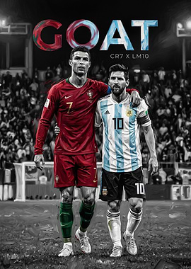 Cristiano Ronaldo and Lionel Messi GOAT