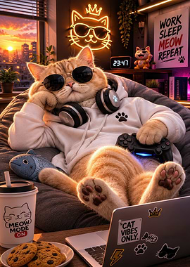 Gamer Cat