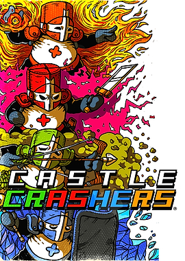 Castle Crashers Knights Action Poster