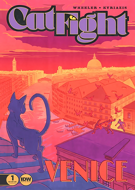 Cat Fight Comic Cover