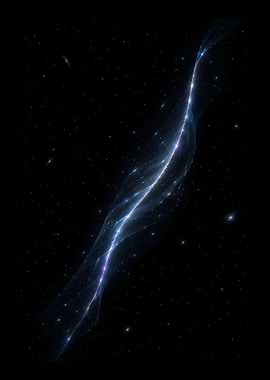Ethereal Cosmic Light Filament