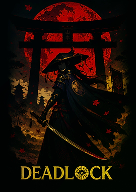 Deadlock Samurai Warrior Poster