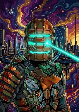 Isaac Clarke Dead Space Digital Art