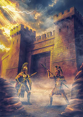 Achilles and Hector - Clash Before the Walls of Troy
