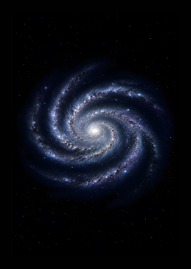 Deep Space Spiral Galaxy Nebula