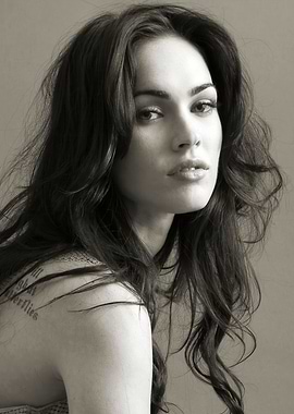 Portrait of Megan Fox