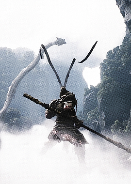 Sun Wukong Warrior in Battle