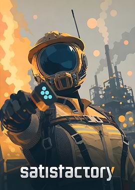 Satisfactory Game Poster