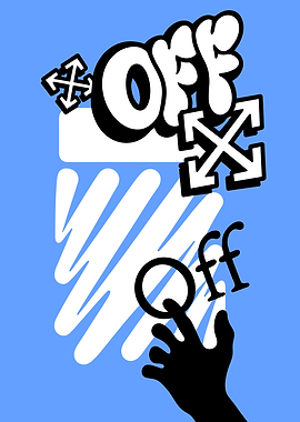 Off-White Inspired Graphic Art