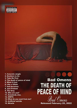 Bad Omens The Death of Peace of Mind Album Cover