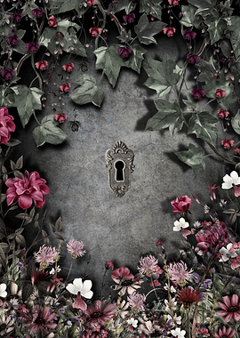 Gothic Secret Garden Keyhole