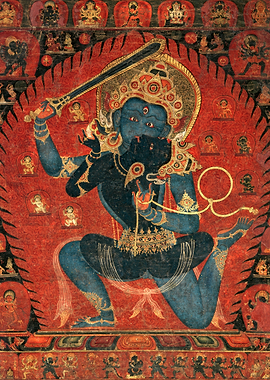 Achala with His Consort Vishvavajri - Nepal, Kathmandu Valley 1525-50