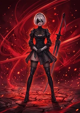 2B from NieR: Automata