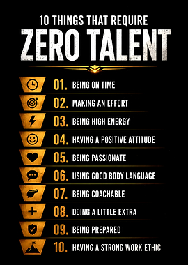 10 Things That Require Zero Talent