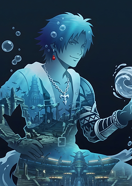 Tidus Final Fantasy X Double Exposure