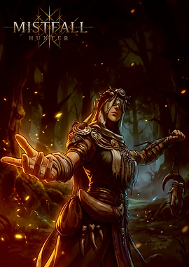Mistfall Hunter Game Character Poster