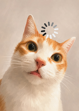 Buffering Cat