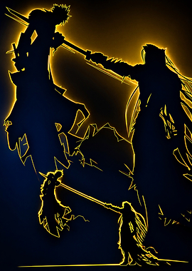 Final Fantasy VII Cloud vs Sephiroth
