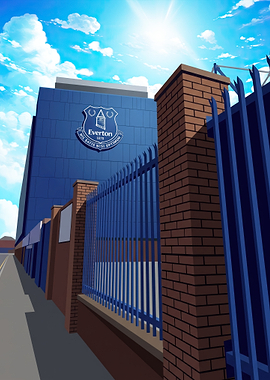 Everton Football Club Stadium Exterior