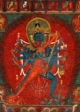 Chakrasamvara and Vajravarahi - Nepal, Kathmandu Valley - 1575–1600