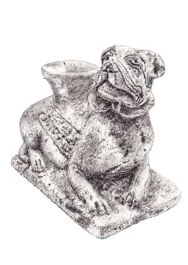 Terracotta Guardian Beast Vessel