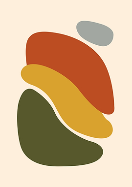 Minimalist Abstract Organic Shapes