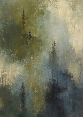 Forest Fog Color Field