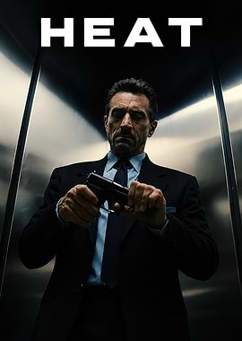 Heat Movie Poster Featuring Robert De Niro