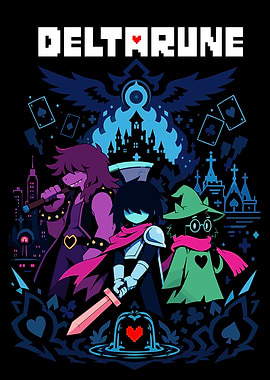 Deltarune Main Trio Pixel Art